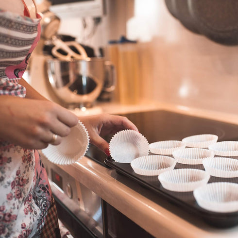 Baking Cups Cupcake Liners, Standard Sized, 300 Count (White)...