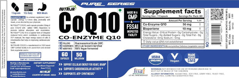 COENZYME Q10 (COQ10) 50MG - (120 Capsules)...