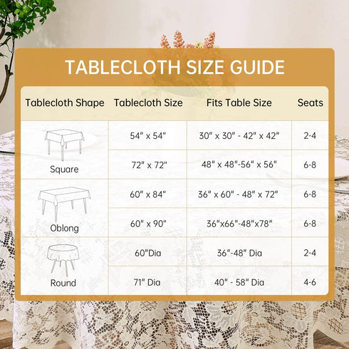 WUBODTI Christmas White Lace Rectangular Tablecloths Angel Pattern Floral Embroidered Table Linens for Baby Showers Wedding Parties Table Covers f...