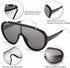 FEISEDY Sunglasses Women Oversized One Piece Frame UV400 Sun Glasses Trendy Retro Shades B2580...