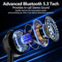 Wireless Earbuds Bluetooth Headphones 80hr Playtime in-Ear Earphones Stereo Sound Ear Buds LED Display Built-in Microphone with Charging Case Head...