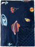 PHF Minky Baby Blanket for Boys and Girls, 30x40 Inches Neutral Double Layer Baby Blankets with Dotted Backing, Unisex Receiving Blanket Bed Throw...