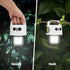 Camping Lantern with Flashlight Rechargeable, Power Bank, IPX4 Waterproof, USB-C Cable LED Camping Tent Light for Spotlight, Camping, Hiking, Hurr...