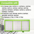 Filter Compatible with Holmes Aer1 Series, Replacement Parts # HAPF300AH-U4R, HAP242-NUC (4 True Replacement + 8 Booster Pre-Filter)...