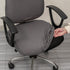 Computer Office Chair Cover - Protective & Stretchable Universal Chair Covers Stretch Rotating Chair Slipcover (Dark Grey)...