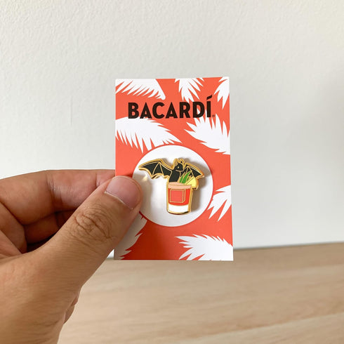 Bacardi Cocktail Enamel Pins for Bartender Aprons, Jackets, Backpacks and Purses, Shirt and Suit Lapels, Button Badges Brooch Fashion Jewelry...