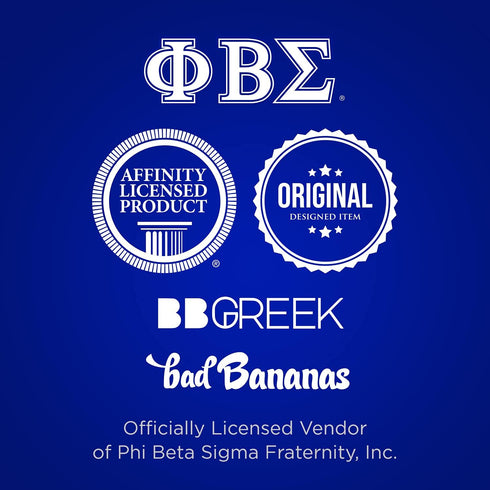 Bad Bananas BBGreek Phi Beta Sigma Fraternity Paraphernalia - Keychain or Keyring - Collection - Officially Licensed...