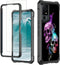 Rossy for TCL 40 XE 5G Phone Case for TCL 40XE 5G Case with Tempered Glass Screen Protector Soft TPU Hard PC Heavy Duty Shockproof Protective Cove...