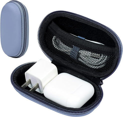 EVA Earbud Case for Beats Flex Raycon in-Ear Monitor Headphone Carrying Case Ellipsoid Wired Earbud case Waterproof Earphone case Portable Earbud ...