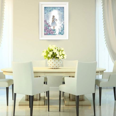 Printed Cross Stitch Kits 11CT 15X19 inch 100% Cotton Holiday Gift DIY Embroidery Starter Kits Easy Patterns Embroidery for Girls Crafts DMC Stamp...