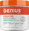 Genius Micronized Creatine Monohydrate Powder, Post Workout Supplement, Green Apple - 100% Naturally Flavored & Sweetened - Supports Muscle Buildi...