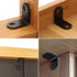 20 PCS L brackets Corner Brace, (1x1 inch, 26x26 mm) Small L Bracket Iron Metal Corner Bracket, 90 Degrees Right Angled Corner Bracket for Wood Sh...