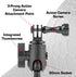 Dash Mount Camera Holder Compatible with GoPro - Attaches to 20mm Mounting Ball...