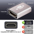 HDMI Female to Female Adapter 8K, HDMI Coupler 2-Pack, HDMI 2.1 Extension Adapter, Support 8K@60Hz, Compatiable with HDTV Roku TV, Monitors, Lapto...