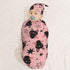 Halloween Cute Cartoon Bat Newborn Swaddle Blanket with Beanie Set Soft Baby Sleep Sack Stretch Adjustable Swaddle Wraps Receiving Blankets...