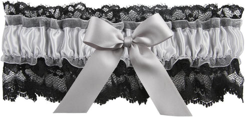Britney Garter, Black/Silver...