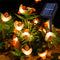 Solar Bee String Lights Outdoor Waterproof 50 LEDs 8 Modes Honeybee Fairy Lights Outdoor Lights Patio Garden Fence Yard Wedding Christmas Tree Dec...