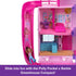 Barbie Polly Pocket Dreamhouse Compact, Dollhouse Playset with 3 Micro Dolls, 1 Puppy, 11 Accessories, Elevator & Pool...
