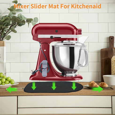 Mixer Mover Sliding Mats for Kitchen aid Stand Mixer Slider Mat Pad Kitchen Appliance Slide Mats Pads Compatible with Kitchen aid 4.5-5 Qt Tilt-He...