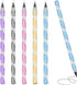 AUAUY 5 PCS Inkless Pencil, Infinity pencil, Reusable Everlasting Pencil, Cute Erasable Portable Pencil for Writing, Drawing, Drafting, Students H...