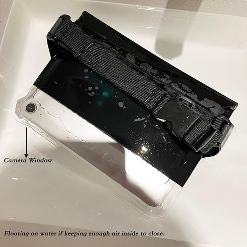 Waterproof Waist Pouch Fanny Pack Waterproof Waist Bag With Secret Compartment Keep Wallet Phone Passport Watch AirPod Valuables Dry And Safe Perf...