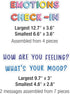 Carson Dellosa Pre-Punched We Stick Together 46-Piece Emotions Check-in Bulletin Board Set, Calming Corner Accents, Feelings Chart, Mood Board and...