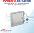 LifeSupplyUSA HEPA Filter Replacement Compatible with Idylis Air Purifiers IAP-10-280, Model # IAF-H-100D...