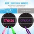 Cinch Magnetic Dry Erase Chores Chart for Kids (17x20 inches, Black) - 6 Whiteboard Markers with Magnets...