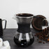 GOWENIC Pour Over Coffee Maker Heat-resistant Borosilicate Glass Manual Coffee Dripper Brewer with Stainless Steel Filter Hand Drip Coffee Maker...