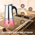 2 Cup 100ML 3.3oz Stovetop Espresso Maker Stainless Steel Moka Pot Espresso Maker Percolator Italian Coffee Maker Capable Moka Coffee Machine Cafe...