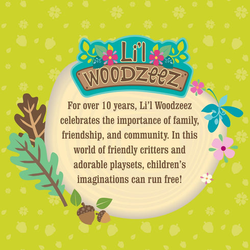 Li’l Woodzeez – Outdoor Patio Set – Play Food, Dollhouse Furnitures & Accessories – Pretend Play – Gift for Kids 3 Years +...