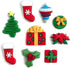 Buttons Galore 60+ Assorted Christmas Buttons for Sewing & Crafts - Set of 6 Button Packs - Gingerbread, Presents, Chirstmas Trees & More...