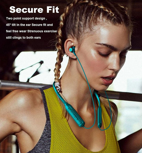 Neckband Bluetooth Headphones Wireless Neckband Earbuds Around The Neck Headphones Wireless Bluetooth Sport Neck Earbuds Neck Band Bluetooth Earbu...