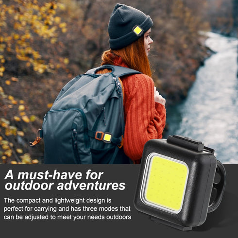 6 Pcs Outdoor Night Running Lights for Runners High Visibility Rechargeable Clip on Flashlight Dog Lights for Night Walking Lightweight USB Reflec...