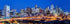 PHOTOSBYJON Denver Skyline 2018 Photo Print UNFRAMED Dusk from NW Color City Downtown 11.75 inches x 36 inches Broncos Photographic Panorama Poste...