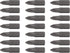 Edward Tools PH2 Screwdriver Bits Pack of 20-1” Phillips Screw Tips - Stock Resistant Heavy Duty Steel - Easy Access Storage Bits Box...