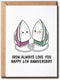 Iron Always Love You Card - Wedding anniversary Card - 6th Anniversary Card - Cute Iron Card - Funny Sixth Greeting, White...