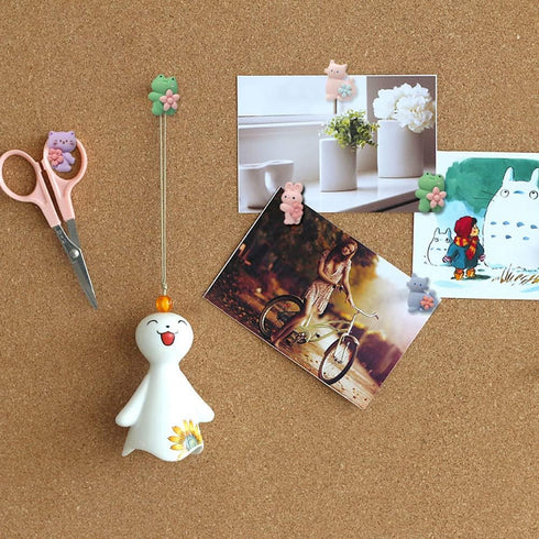 20 PCS Cute Cartoon Little Cat Push Pins Decorative Push Pins for Cork Board Cute Thumb Tacks for Bulletin Board, Photos Wall,Office Supplies,DIY,...