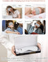 Cordless Heated Eye Massager with Cooling Eye Pad, Vibrating Heating Sleeping Mask for Men Women Kids -USB Charing Heated Eye Mask Electric for Dr...