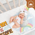 2 Pieces Adorable Elephant Crib Sheet for Boys Girls: Soft Baby Bedding Fitted Sheet for Neutral Nursery - Newborn Gifts Standard Crib Sheets with...