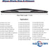 Rear Windshield Wiper Blade for Subaru Forester 06-22 Ascent 19-22 Impreza 04-11 Legacy 05-09 Outback 05-19 Tribeca 06-14, for Honda CRV 07-11 Fit...
