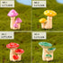 MAOMIA Miniature Mushroom Figurines 32 Pcs Fairy Garden Accessories Mushroom Cake Toppers Micro Landscape Garden Decoration Plant Flower Pots Orna...