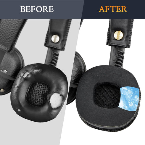 SOULWIT Cooling-Gel Replacement Ear Pads Cushions for Marshall MID ANC Active Noise Cancelling On-Ear Wireless Bluetooth Headphone, Earpads with N...