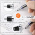 Uni Mechanical Pencil, Kuru Toga Advance, 0.7mm, White (M75591P.1)...