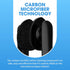 CarbonKlean Peeps Glasses Cleaner - for Eyeglasses, Reading Glasses, and More - Lens Cleaner with Carbon Microfiber Tech - Blue Soft Touch - 1 Cou...