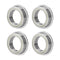 MF74ZZ 4PCS Flange Ball Bearing 4×7×2.5mm Double Metal Shielded Flanged Bearing Chrome Steel ABEC-1(P0) Z2 Miniature Deep Groove Ball Bearing for ...
