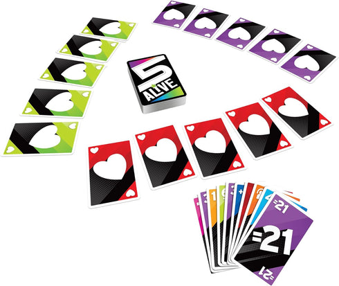 5 Alive Card Game, Fast-Paced Game for Kids and Families, Easy to Learn, Fun Family Game for Ages 8 and Up, Card Game for 2 to 6 Players...