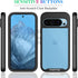 wahhle for Google Pixel 9/9 Pro Case, Built in Screen Protector Full Body Shockproof Slim Fit Bumper Protective Phone Cover for Pixel 9/9 Pro Men ...