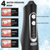 Water Flosser for Teeth Cleaning 4 Modes Rechargeable Oral Irrigator 4 Tips Powerful Battery Life Water Dental Picks IPX7 Waterproof 310ML Water T...