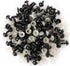 100 Pack Safety Eyes, Black Crafts Safety Eyes Spiral Solid Plastic Eyes with Washers for Bear, Doll, Puppet, Plush Animal and DIY Craft (12mm)...